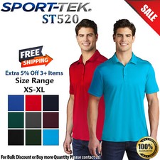 Sport-Tek ST520 Mens Short Sleeve Moisture Wicking Posi UV Pro Polo Shirt
