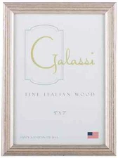 F. G. Galassi Handmade Fine Italian Wood Silver Channel 29646. 4"x6" Frame