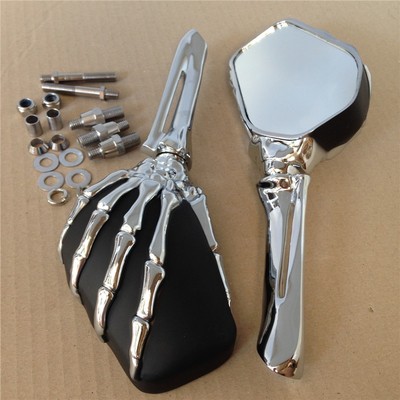 Claw Skeleton Hand Mirror For Honda Cb Cbr Rebel Shadow