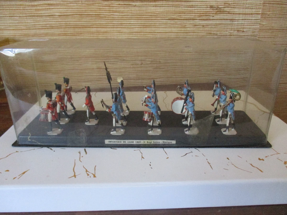 Lot de 14 petits soldats de plomb 4cm - TBE