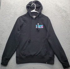 Super Bowl LVIII NFL 47 Hoodie Unisex S Black Fleece Lined Kangaroo Pocket