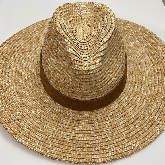 Gigi Pip Isla straw fedora hat NWT | eBay display picture 2