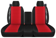 Truck Seat Covers 2004 - 2008 Ford F 150 With Integrated Seat Belts Black-red Truck Seat Covers 2004 - 2008 Ford F 150 With Integrated Seat Belts Black-red