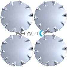 SET OF 4 NEW AFTERMARKET CHROME WHEEL CENTER CAPS FOR 2003-2006 CHEVROLET SSR