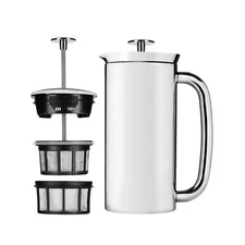 ESPRO - P7 French Press - Double Walled Stainless Steel Insulated Coffee and ...