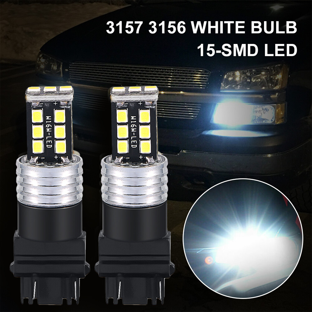 3157 LED White Daytime Running Light Bulb DRL for Chevy Silverado 1500