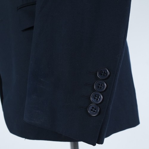 Mens Navy Blue Blazer 36R UK Size HATEMOGLU Sport Coat Jacket - Picture 9 of 13