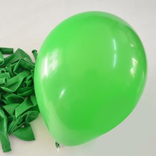 12 inch 100x Green Pearl Latex Thick Party Balloons 3.2g Helium Floating