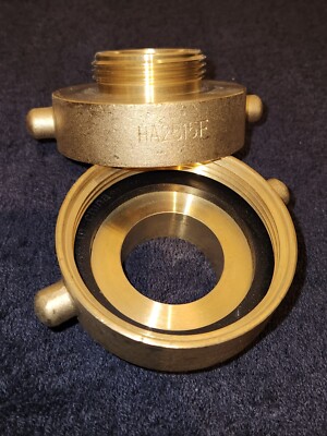 Dixon HA2515F Fire Hose Hydrant Adapter 2-1/2'' NST Female 1-1/2'' NST Male Brass