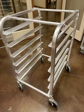 NEW!! Aluminum Bakery Sheet Pan Rack- 6 shelves for Full or Half Size Sheet Pans