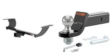 CURT Trailer Hitch Class 3 Tow Kit, 2in Ball Mount, Hitch Lock, Pin & Clip 13093