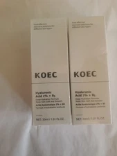 K O E C Hyaluronic Acid 2% + B5 Serum 1.1 Fl Oz.  Lot Of 2