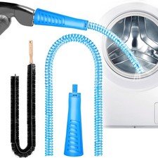 Dryer Vent Cleaner Kit, Dryer Lint Vacuum Attachment and Flexible Dryer