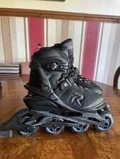 Roces Inline Skate UK Size 6, 24.7 CM New Without Box Black unisex (fit small)