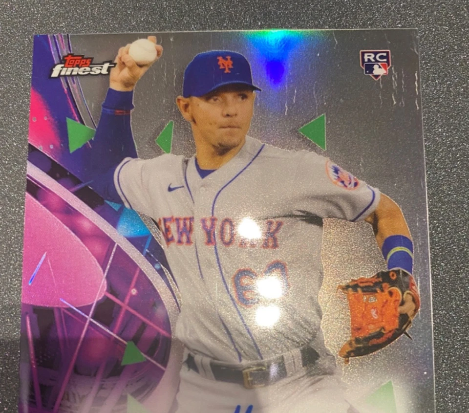 2021 Topps Finest Auto Andres Gimenez #FA-AG Rookie RC (*SURFACE SCRATCHES*) - Image 3 of 3