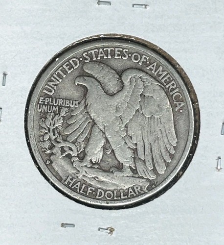 1935-D WALKING LIBERTY SILBER HALF DOLLAR ~SEHR SCHÖN ~SCHÖNE MÜNZE~ - Bild 2 von 2