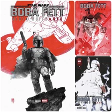 STAR WARS: BOBA FETT - BLACK, WHITE & RED #1 **COVER SELECT** PRESALE 09/17/25