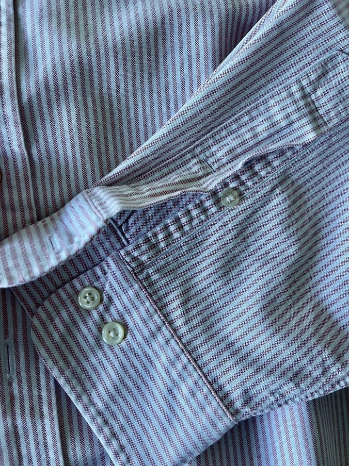 Camisa Polo Ralph Lauren XL Oxford a Rayas con Botones para Hombre Foto 4 de 4