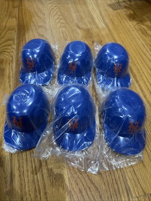 Set Of Six Brand New New York Mets, Ice Cream Helmets   BDA/MLBP 2010. Food Safe