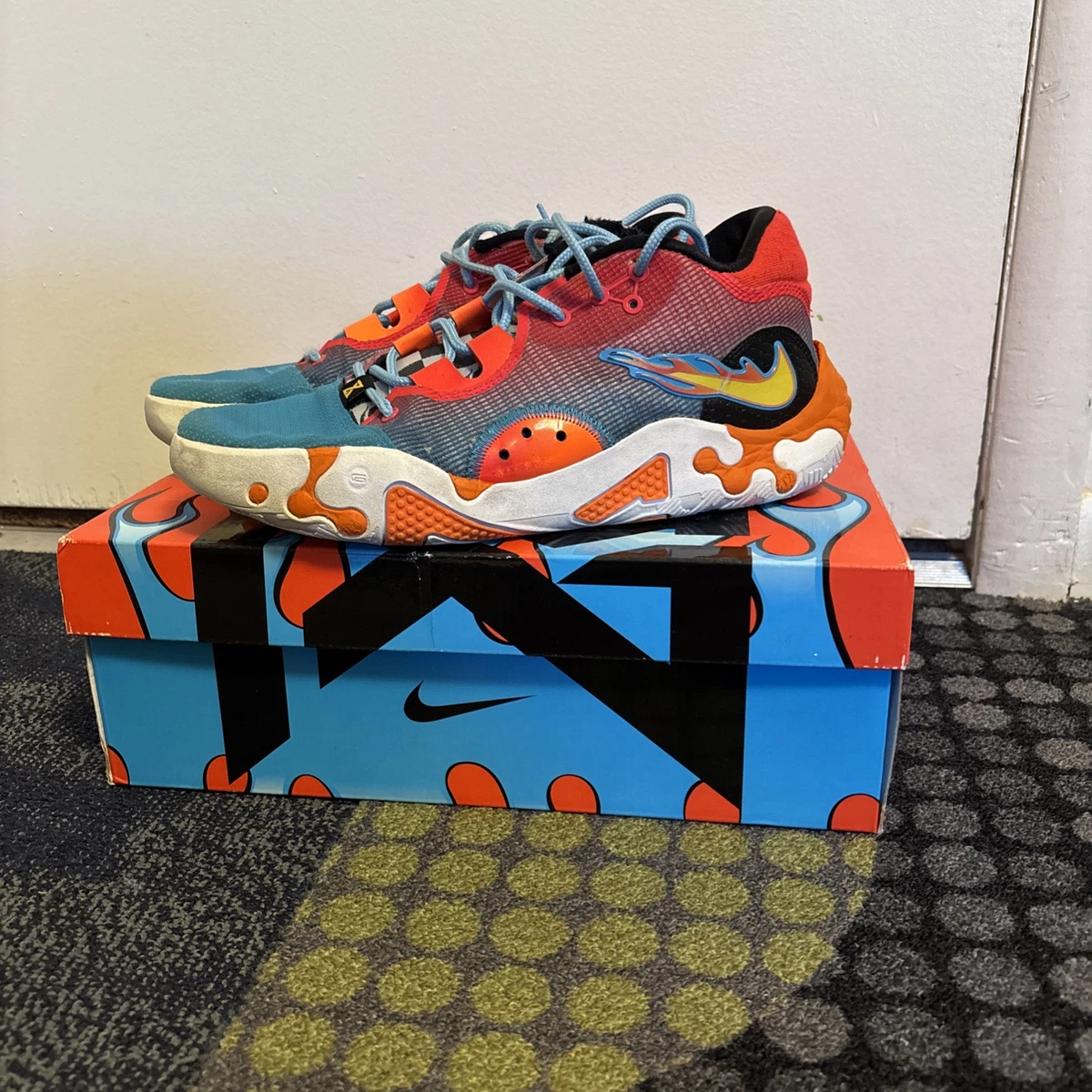 Nike PG 6 x Hot Wheels Blue/Orange/Red 2022 for Sale