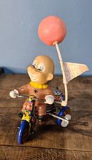 Vintage 1960s/1970s MTU "Happy Days" Clown Tricycle Tin Toy