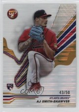 2024 Topps Pristine Gold Pristine Pulsar Refractor /50 AJ Smith-Shawver #4 17vm