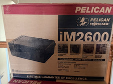 NEW SEALED Pelican Storm Case iM2600 Hard Protective Case Black with Foam