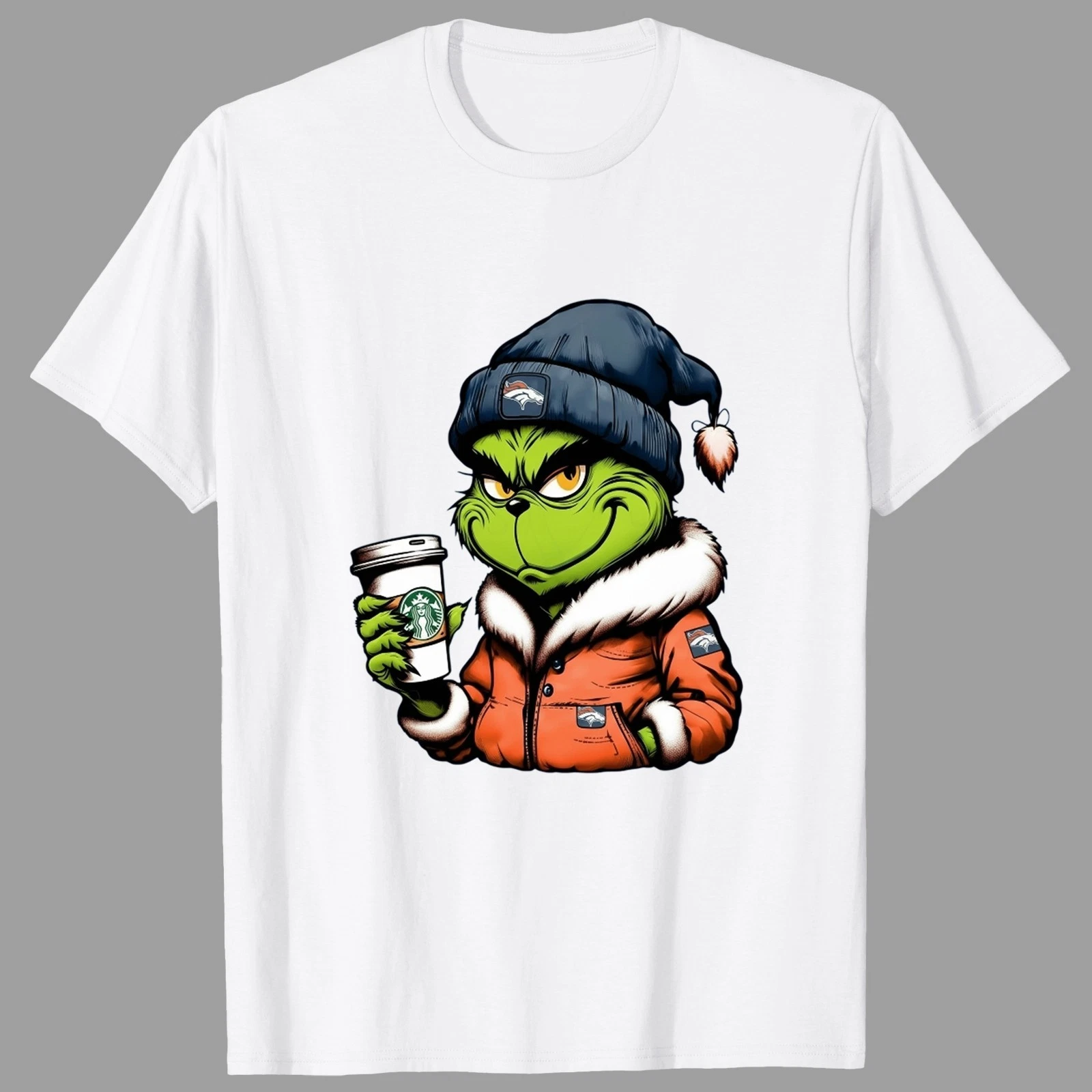 Denver Broncos funny character Drink Football Team T-Shirt, Gift for Fan