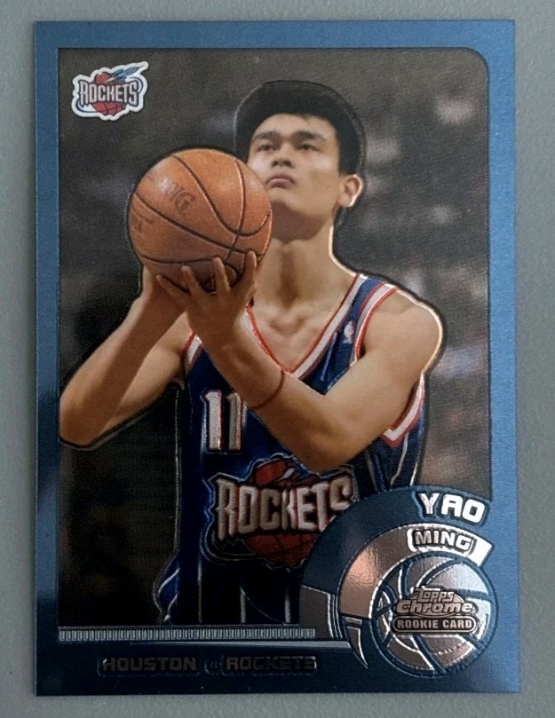 2002-03 Topps Chrome - Yao Ming #146 English Language Back (RC)