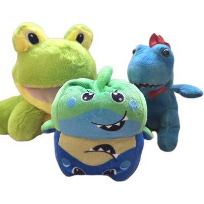 Spark Create Imagine Frog Puppet Shark & Whale Plush Toy Dinosaur Kid Toy Lot 