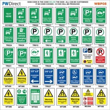 SIGN electric car EV parking charging point space reserved park cables P WBP08D