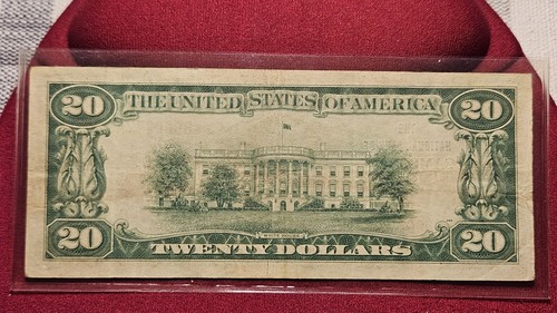 1929 Type 1 $20.00 Nat'l Bank of Cambridge Ohio OH Ch 6566 - Picture 2 of 2