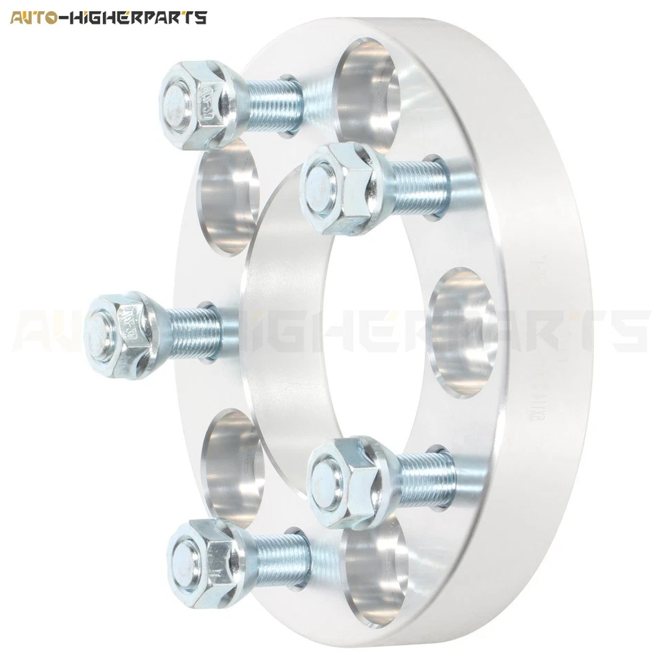4X 1"Thick 5x4.5 Wheel Spacers 1/2"x20 Adapters For Ford Taurus 2010-2014 - Image 4 of 4