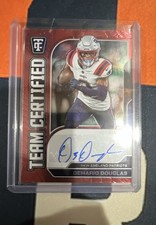 2024 Panini Totally Certified - Team Certified Demario Douglas Mirror Red /100 
