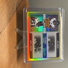 Ed Reed/Ray Lewis 2021 Classics Football Classic Combos CC-ER Baltimore GOLD