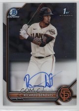 2022 Bowman Chrome Prospect Auto Ricardo Genoves #CPA-RGV Auto nd3