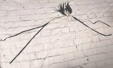 1920s Style Feather Flapper Headpiece BLACK & Gold, YR END SALE- PERFECT FOR NYE