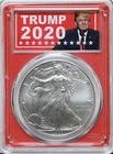 2020 P SILVER 1oz $1 PCGS Emergency Issue MS 69 Eagle Dollar Donald Trump