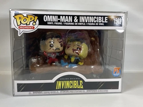Funko Pop Moment Previews Exclusive Omni-Man & Invincible #1503 With Protector