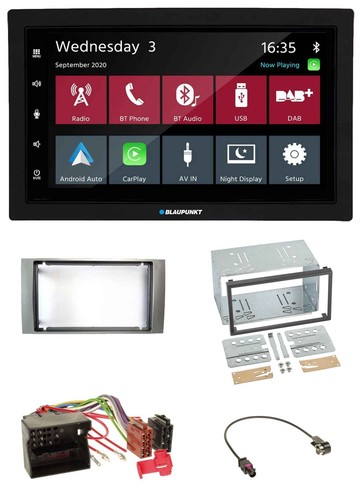 Blaupunkt 2DIN MP3 USB Bluetooth DAB Autoradio für Ford Kuga Fusion Transit 05-1