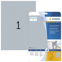 Herma Typenschild-Etiketten Special, 210 X 297 Mm, Silber 1 Bis 20 Stk