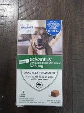 Advantus Soft Chews for Dogs 23-110 lb (7 Count) 37.5mg - BRAND NEW Exp 12/26