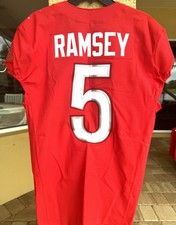 🏈Jalen Ramsey GAME ISSUED💪Pro Bowl Miami Dolphins🐬On-Field Nike NFL Jersey🎽
