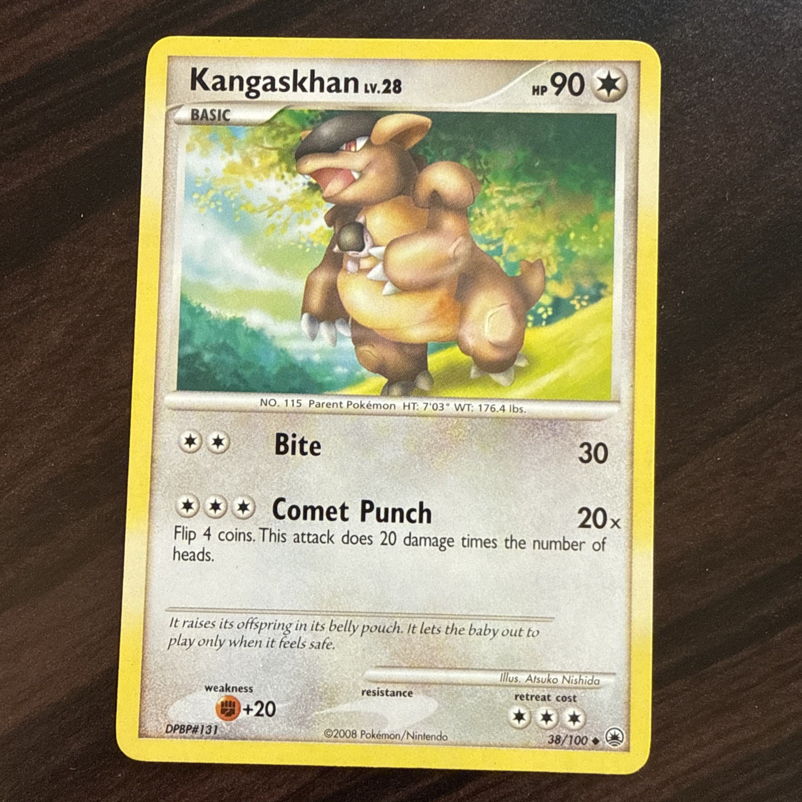 Kangaskhan 38/100 Majestic Dawn Regular
