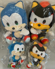 Sonic the Hedgehog Sonic & and Friends Shadow Peluche M & Mascota Juego de 4 NUEVO