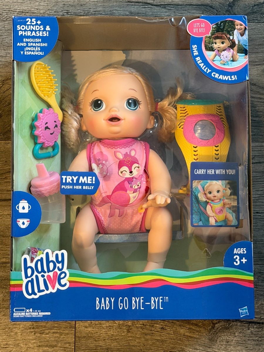 Baby ALIVE ベイビー ゴー バイバイ ブロンドお着替えセット Hasbro Baby Alive Baby Go Bye-Bye (Blonde) C2688 | eBay