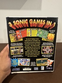 1999 Sonic & Knuckles Collection PC Big Box RARE Sega CD Brand New - READ