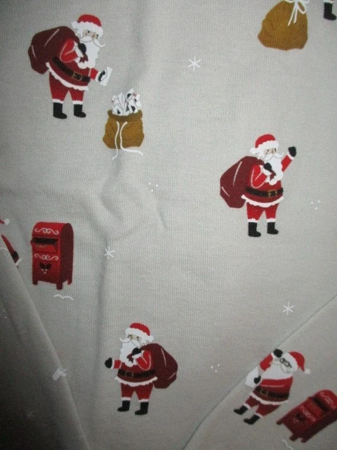 Nuevo con etiquetas Juego de pijama Nordstrom Petit Lem Santa Polo Norte 2 piezas en gris claro talla 7 Foto 4 de 4