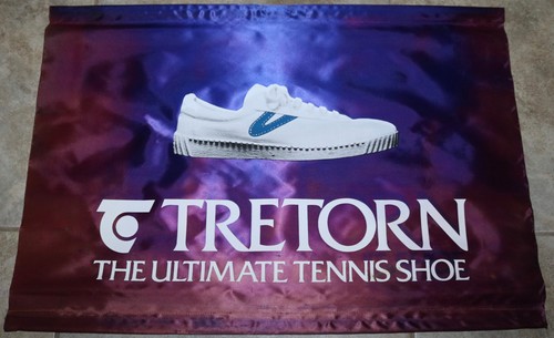 ZAPATO TENIS TRETORN VINTAGE RARO AÑOS 70-80 ZAPATILLA SATINADO TIENDA BANNER - Imagen 2 de 11