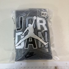 Nike Air Jordan Youth Pullover Hoodie Sweatshirt Boys Sm 5-7 Years Gray Jumpman